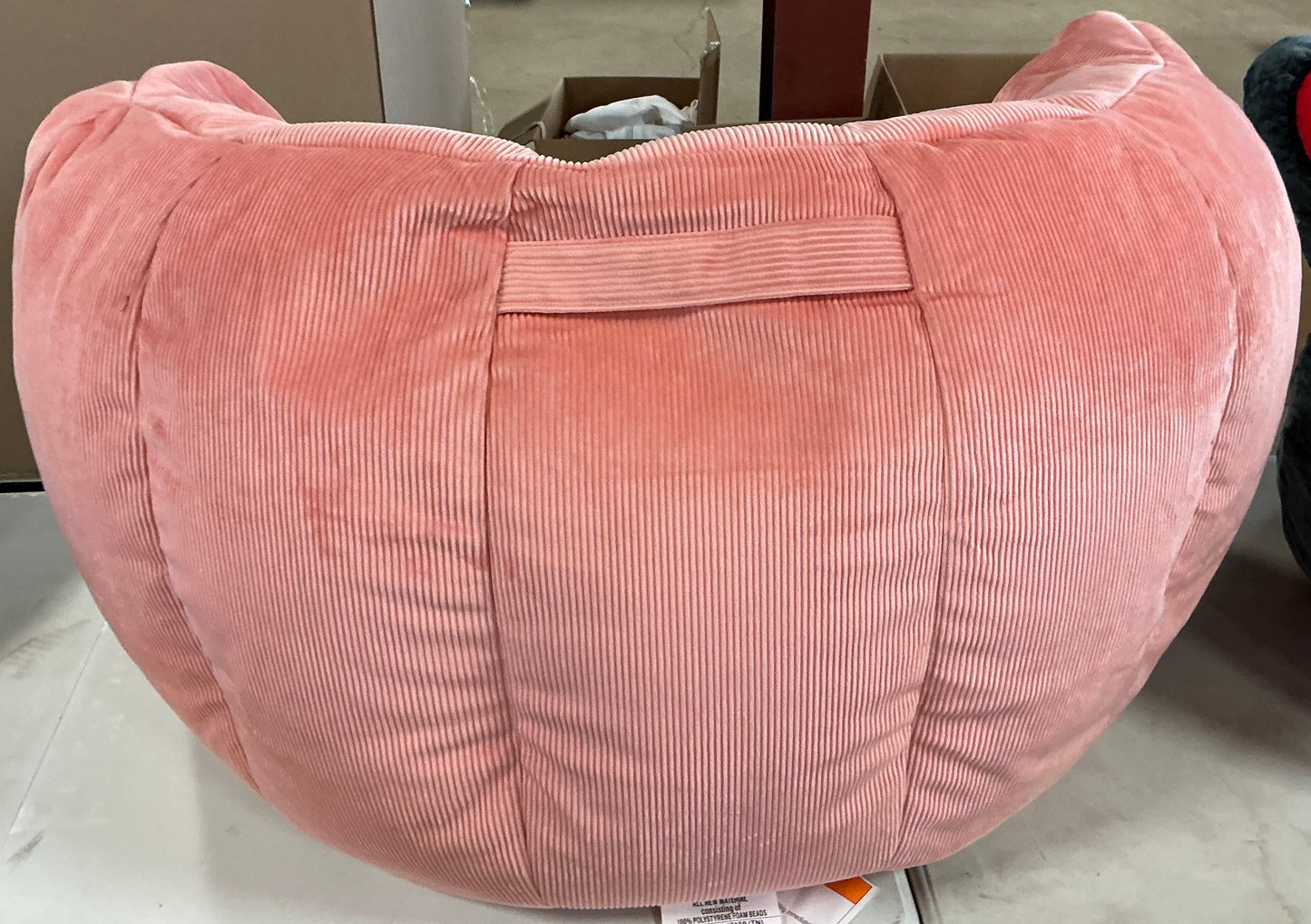 Solid Corduroy Club Kids' Chair - Rose Pink - Bean Bag Toddler Seat, Indoor Upholstered Chair - Out of Package (see pictures)