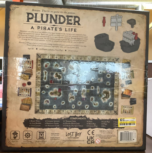 Plunder: A Pirate's Life Board Game by Lost Boy Entertainment: Strategy for Creative Thinking, 1-2 Hours, 3+
Players