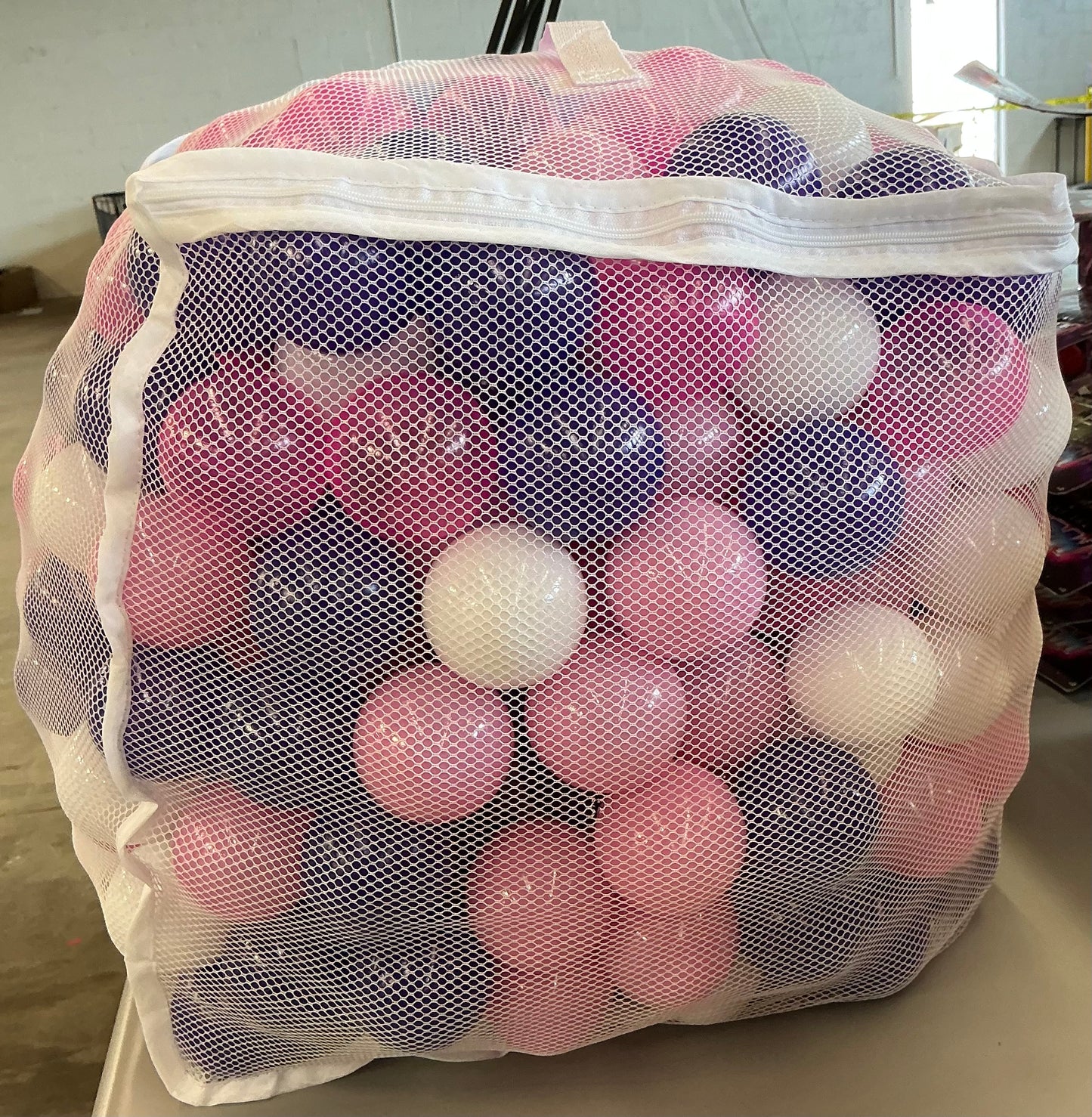 BalanceFrom Fitness 2.3 In Crush Proof Play Pit Balls w/ Storage Bag, PASTELS - NO COUNT