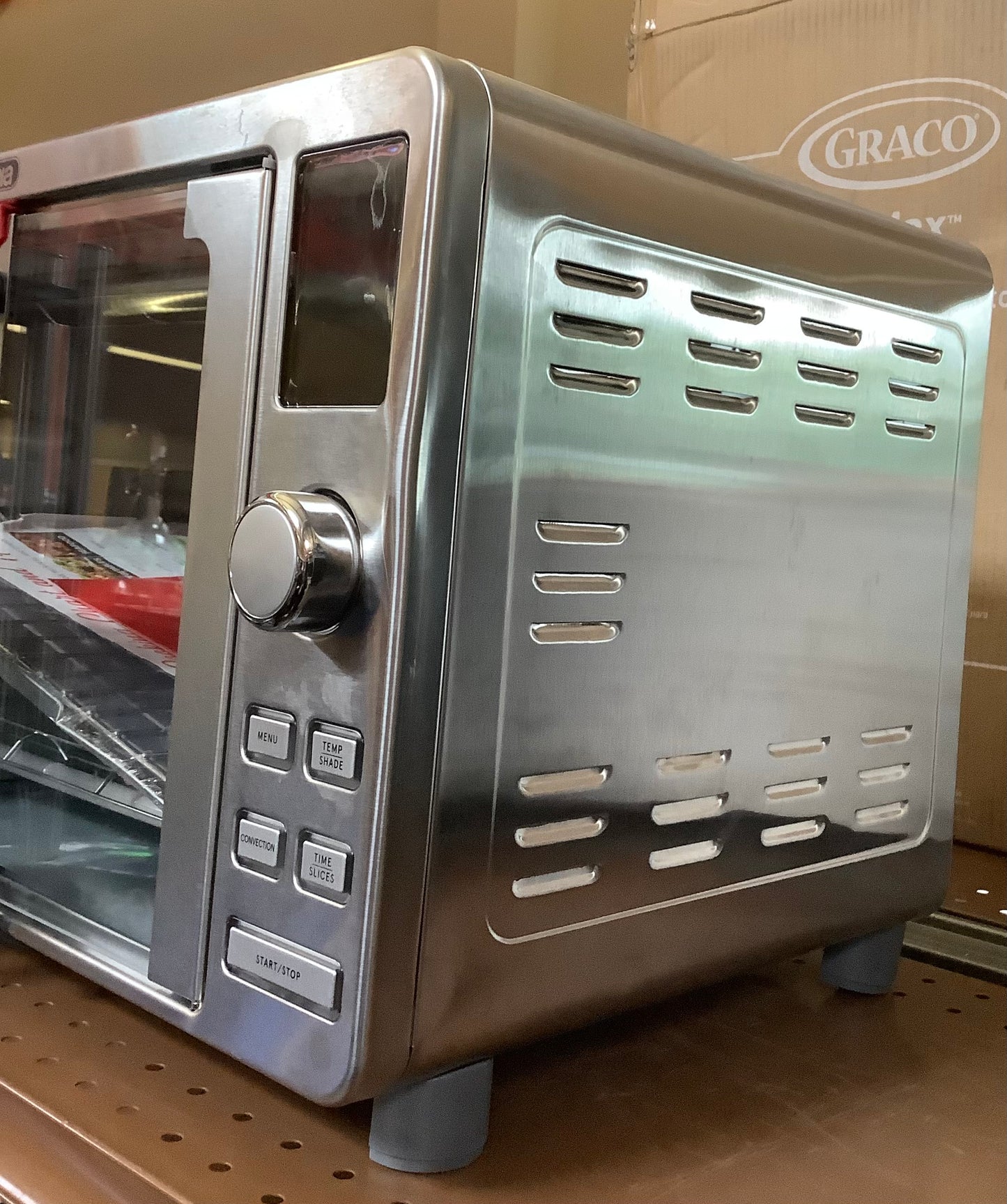 Gourmia 9-Slice Digital Air Fryer Oven with 14 One-Touch Cooking Functions and Auto French Doors: Convection
Toaster Oven