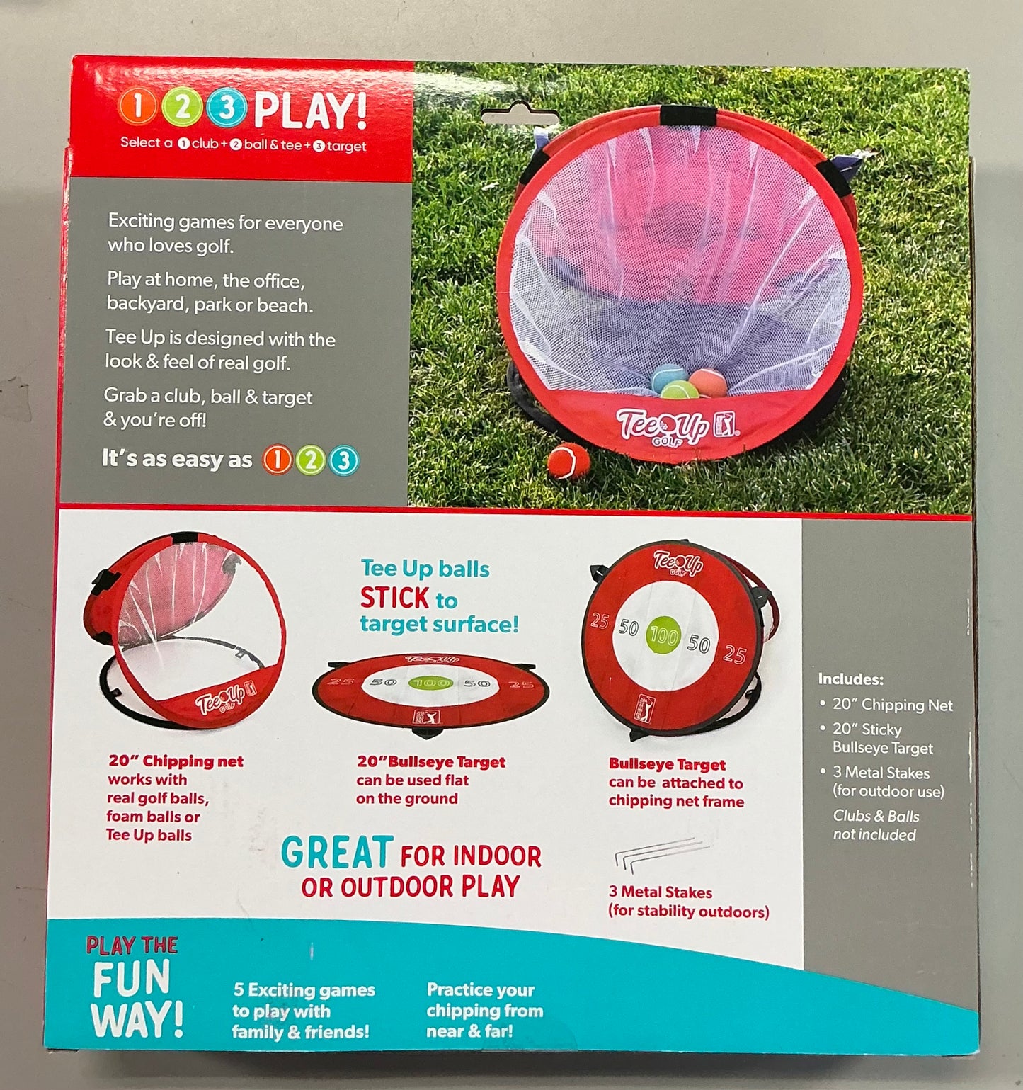 PGA Tour Tee-Up 2 in 1 Chipping Net & Target Game