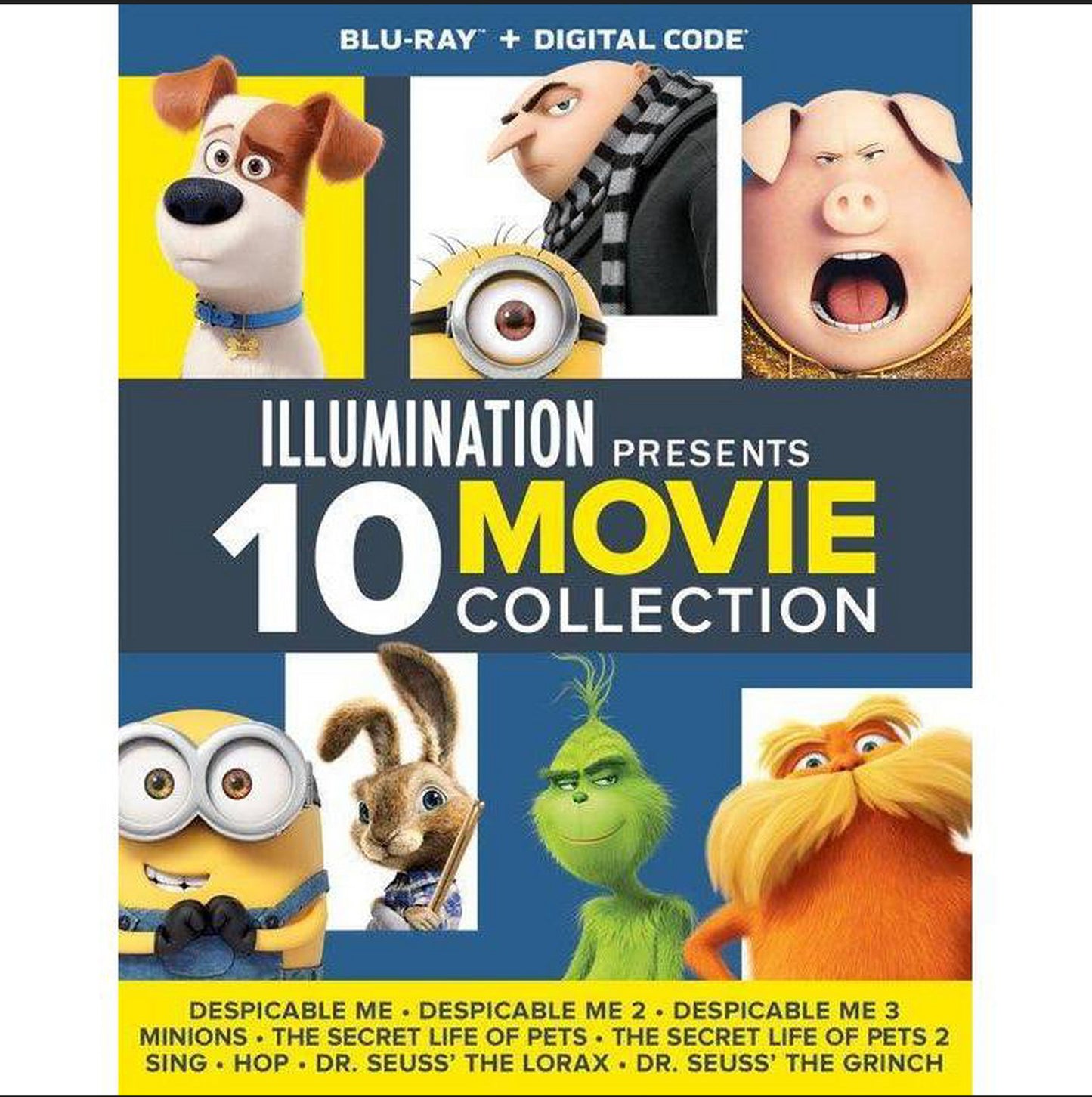 Illumination Presents: 10- Movie Collection (Blu-ray +Digital)