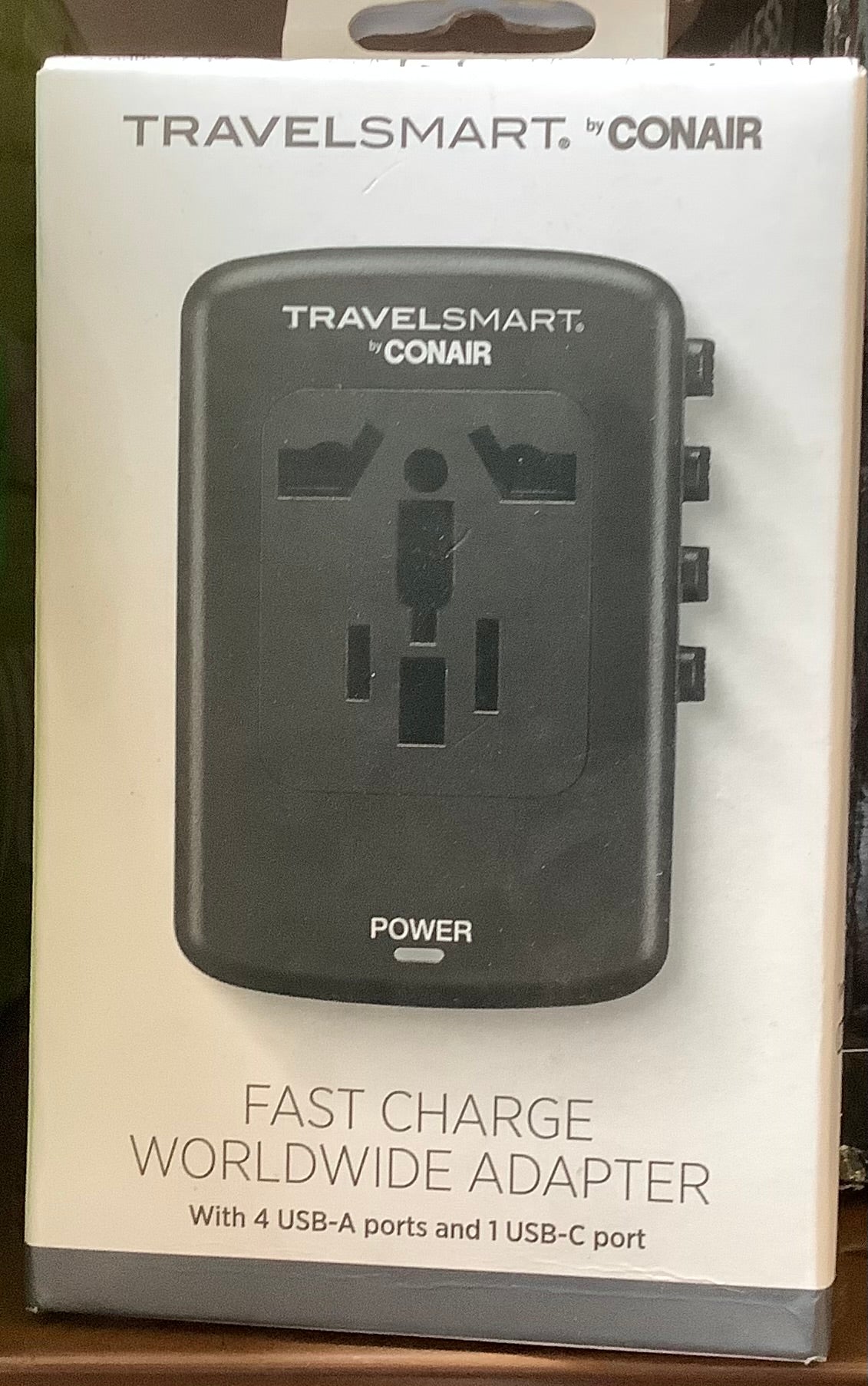 TravelSmart® by Conair Fast Charge Worldwide Adapter