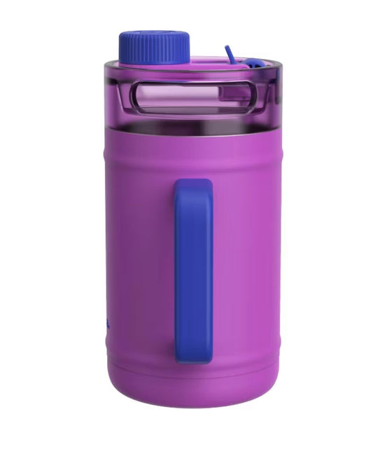 Bubba 52 fl oz Stainless Steel Keg with Multi Function Keg Lid Water Bottle - Moodbooster - Minor Cosmetic Damage (see pictures)