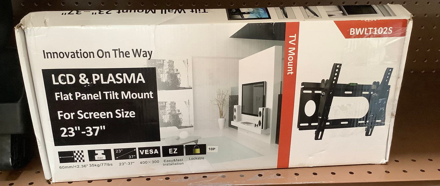 "Flat Panel Tilt Mount" for LCD and Plasma Tvs 23”-37”