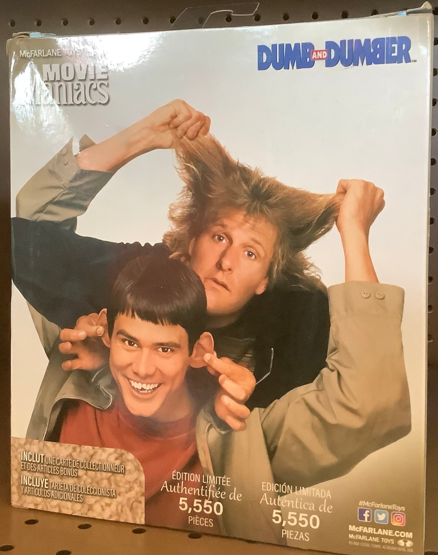 McFarlane Lloyd Christmas (Movie Maniacs: Dumb and Dumber) Gold Label 6"
Posed Figure