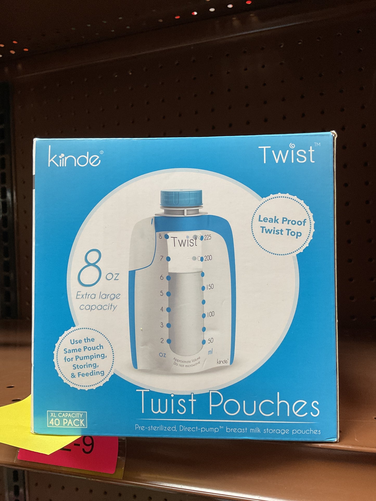 Kiinde Twist Pouch (8oz) - 40ct White