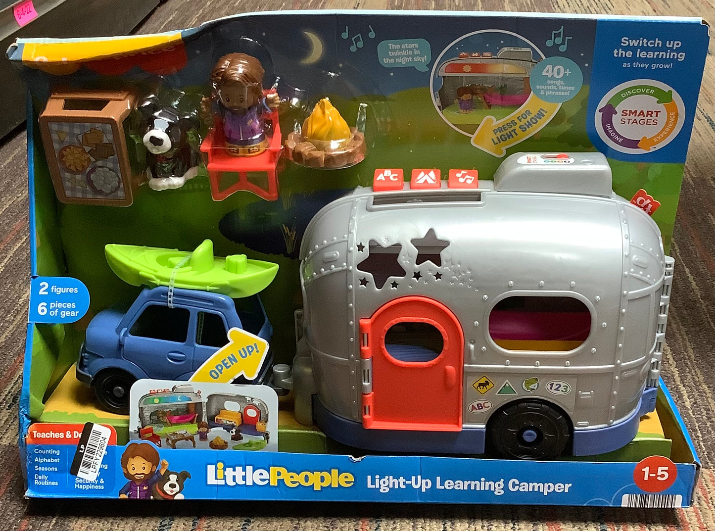 Fisher-Price Little People Light-up Learning Camper Playset