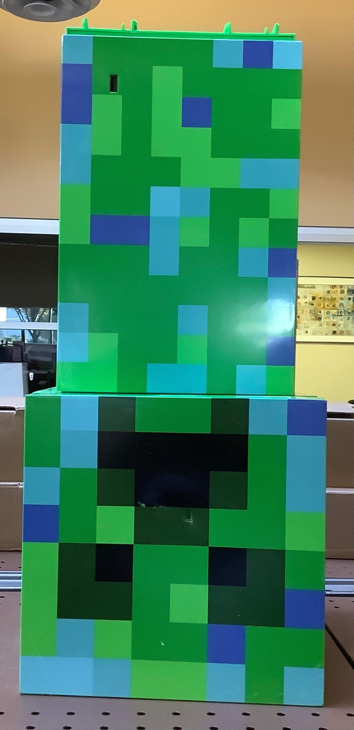 Minecraft Charged Creeper Figural Mini Fridge