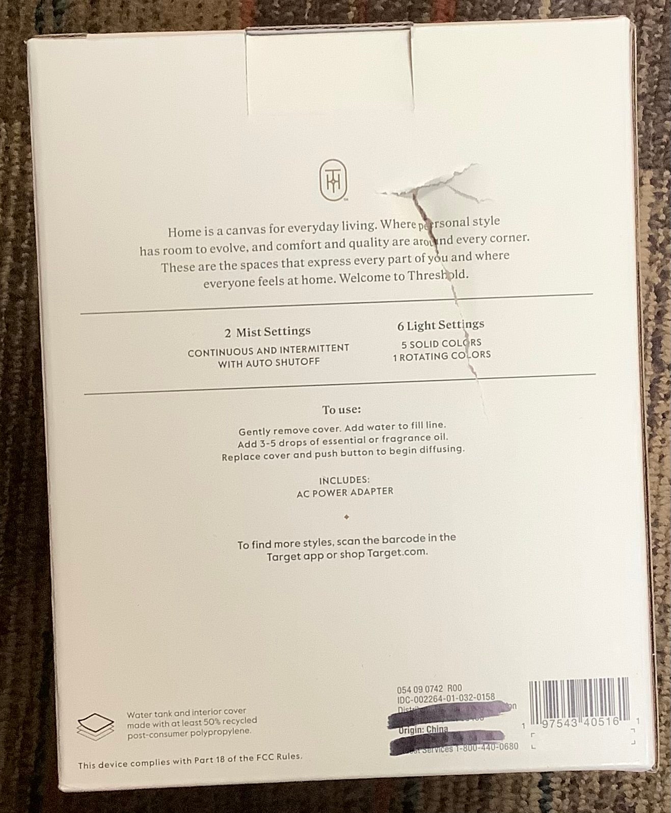 (CLEARANCE) Gold Metal Flower Cutout 200ml Medium Diffuser - Ultrasonic Aroma, 6hr Run Time, Auto Shut-Off