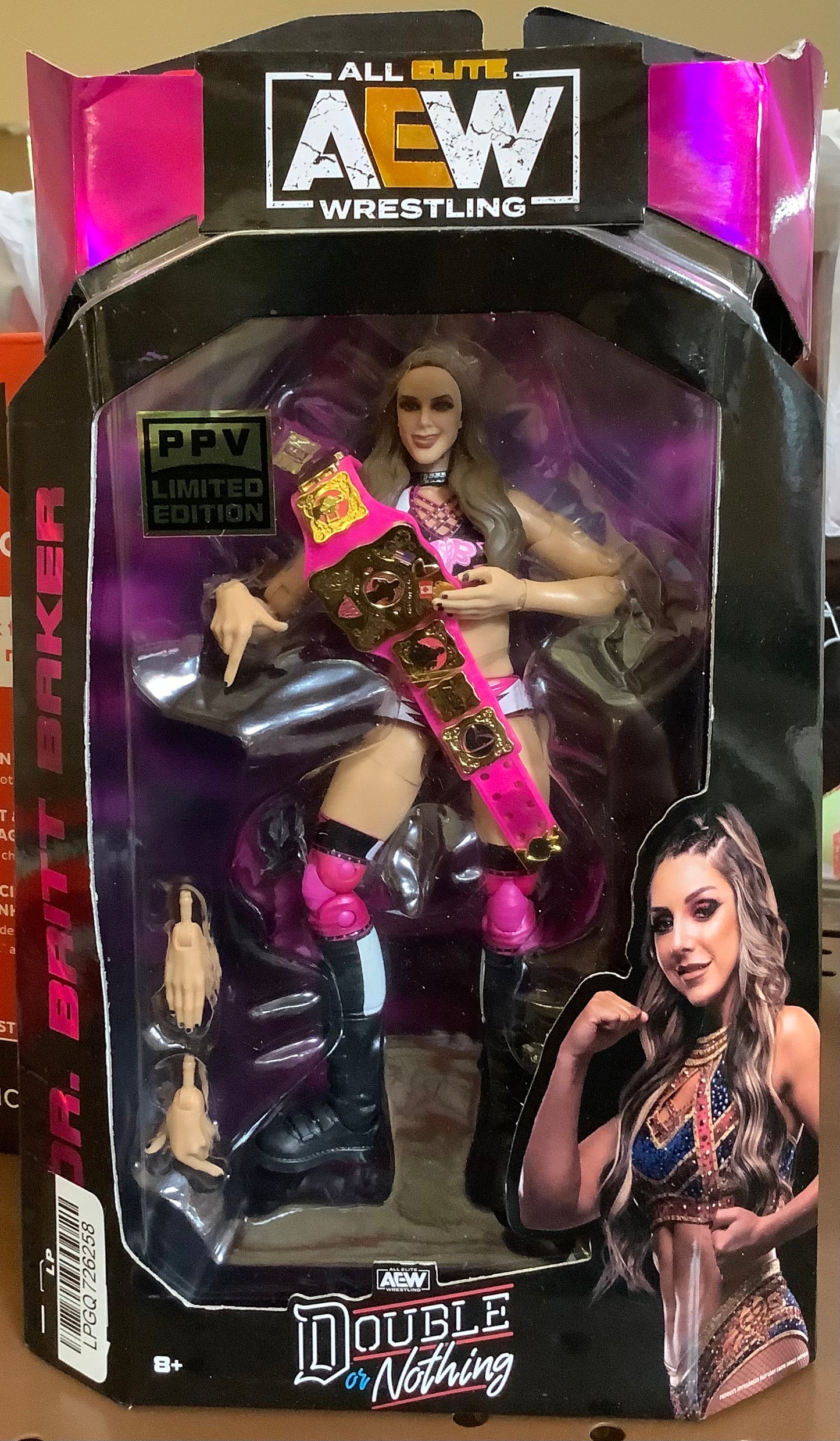 Aew All Elite Wrestling Double or Nothing Dr. Britt Baker Action Figure