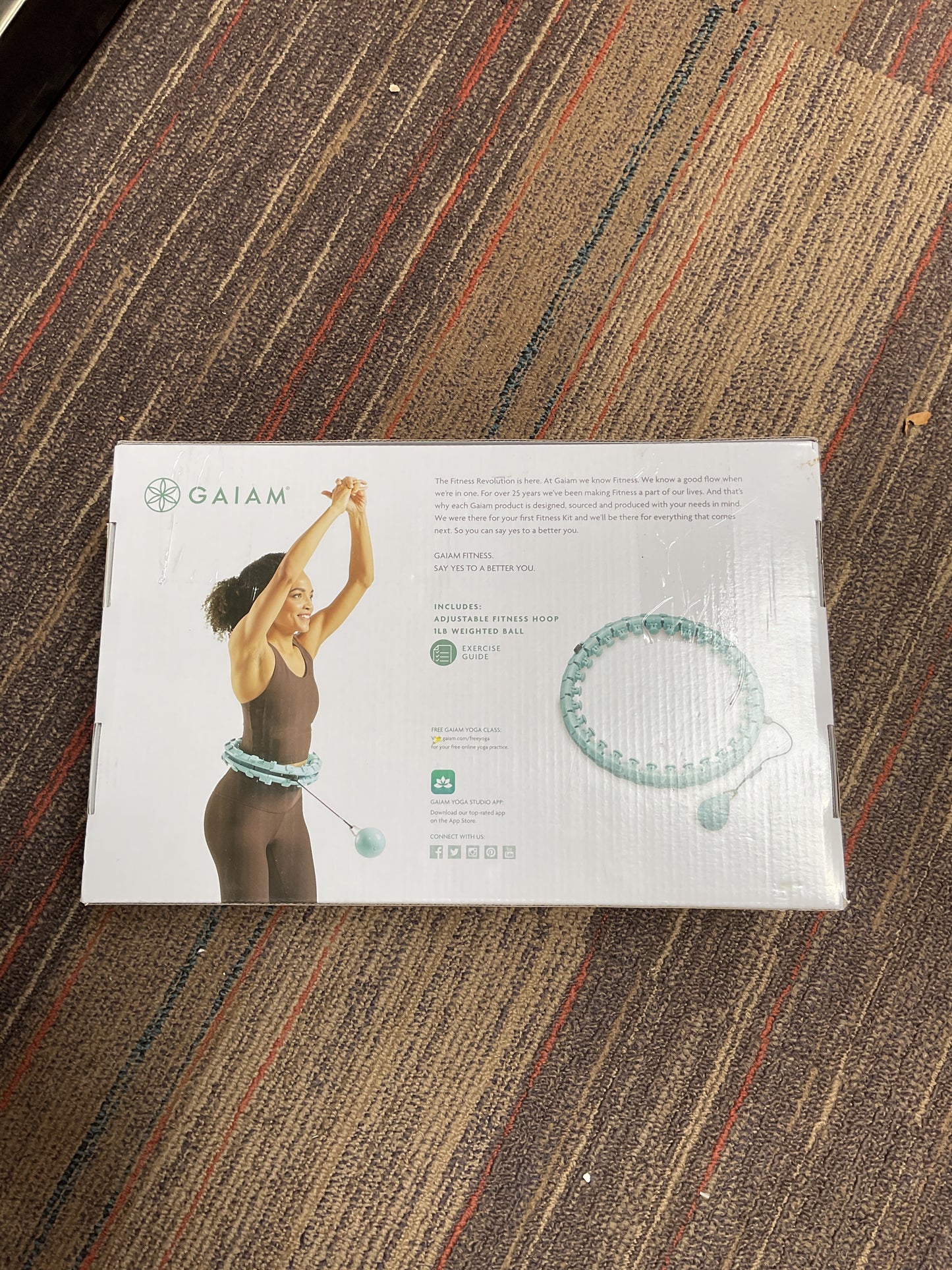 Gaiam Weighted Fitness Hoop