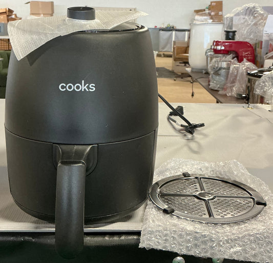 THRIFTY 70 - “Cooks Compact Air Fryer, 2 quarts” - Open Box - USED (See Pictures)- FINAL SALE- NO RETURNS - AS IS