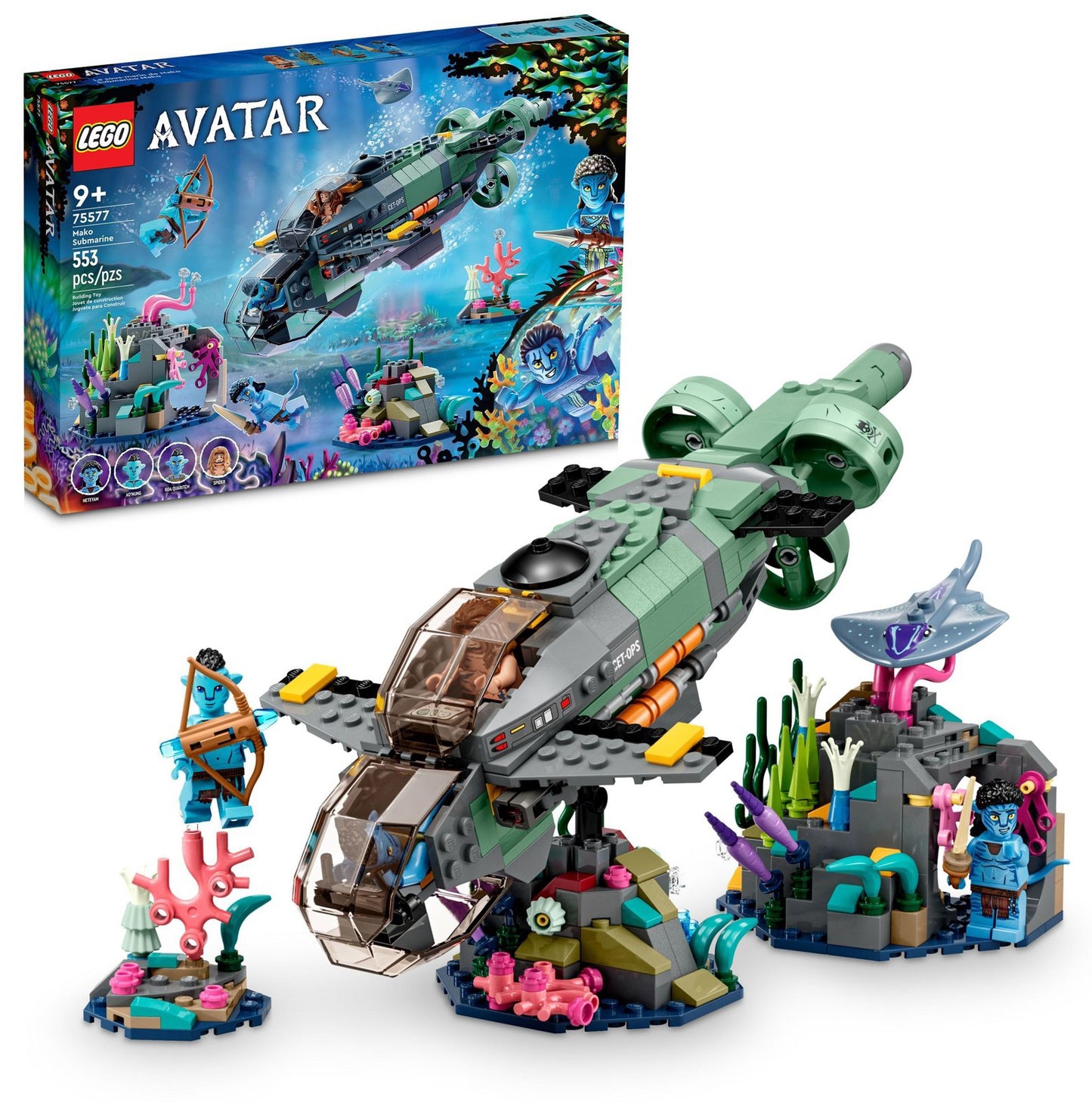 LEGO Avatar: The way of water mako submarine toy