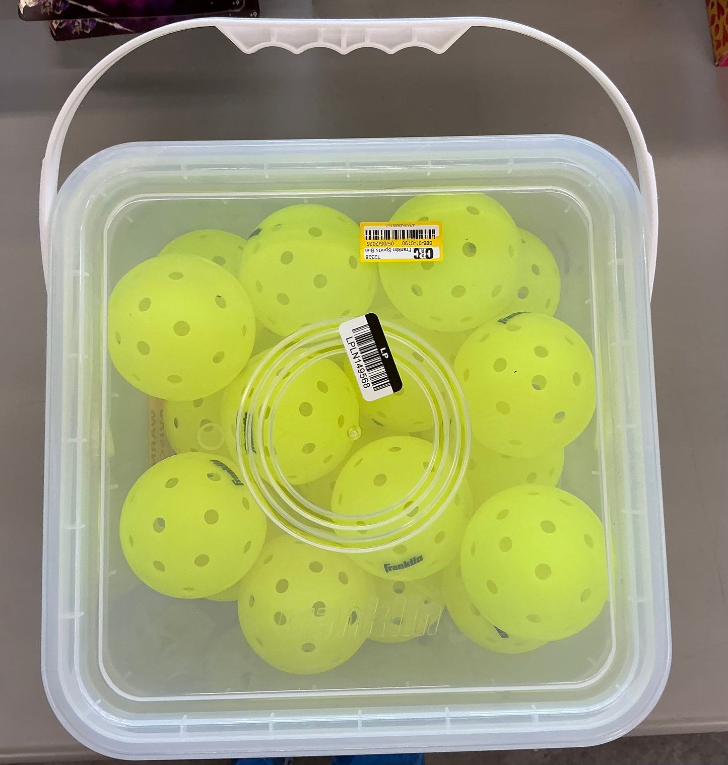 Franklin Sports Bucket X40 Pickleballs - 36pk
