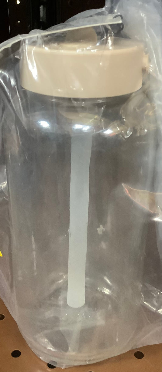 (Clearance)27oz Glass Flip Lid Water Bottle