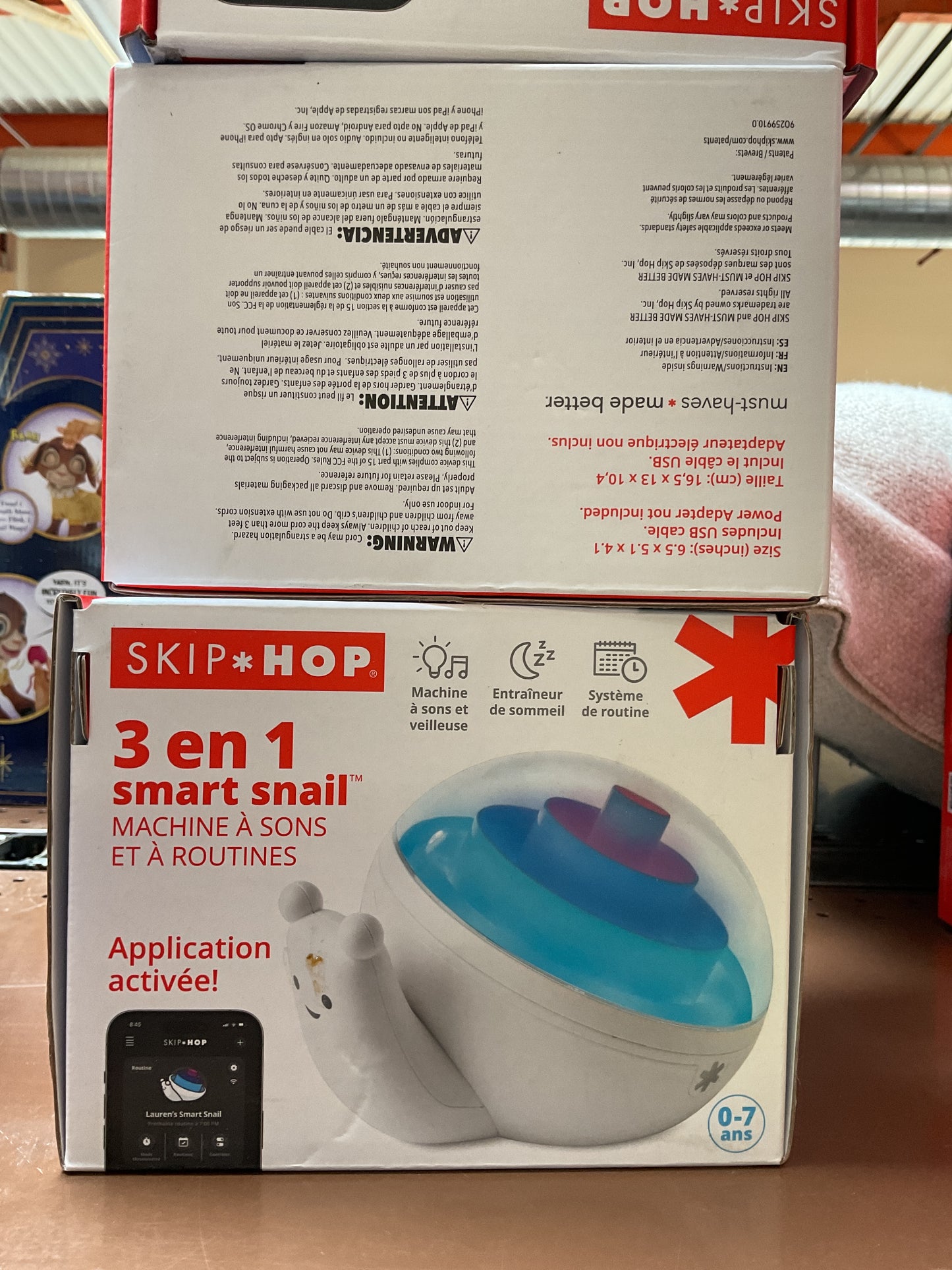 Skip Hop 3-In-1 Smart Snail Sound & Routine Machine