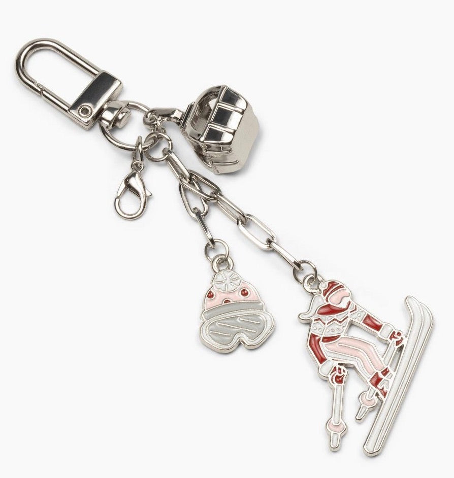 Lip Charm Keychain Accessory - Skier