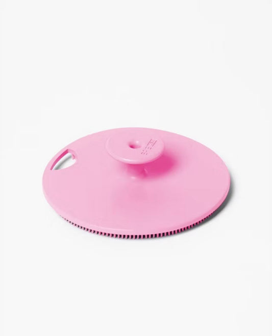 Boie USA Body Scrubber with Handle - Pink - DAMAGED PACKAGING (see pictures)