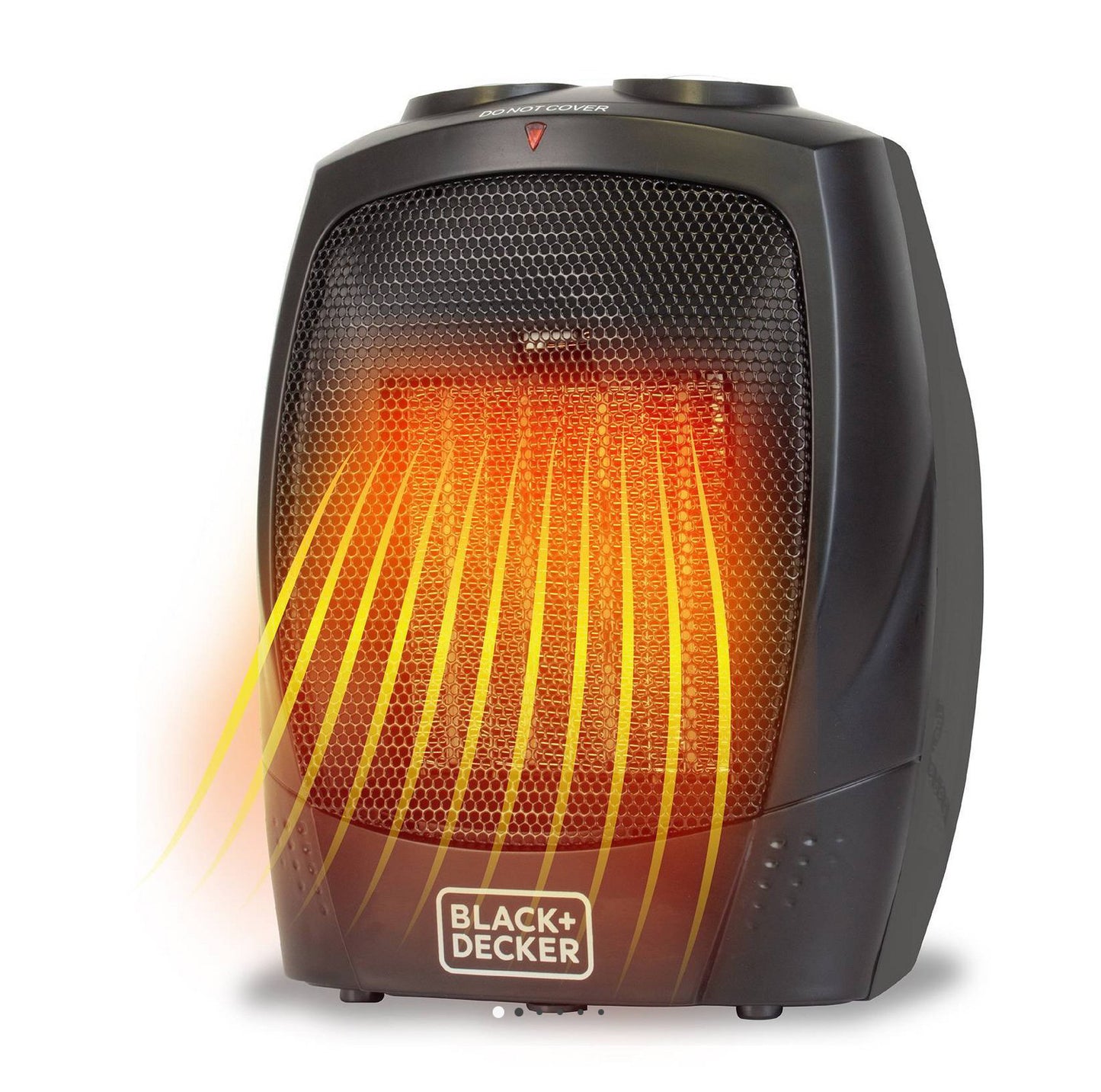 Personal ceramic indoor heater black
