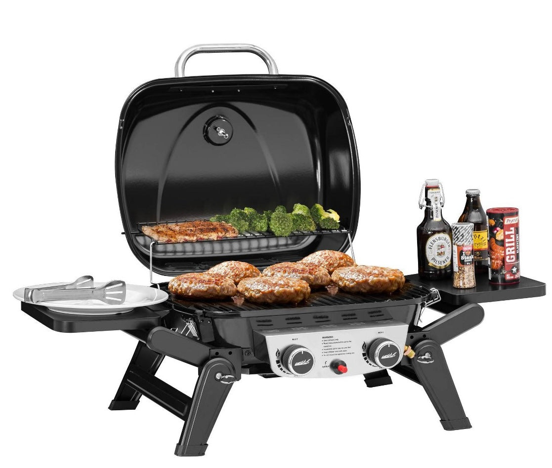 RoyalGourmet 2-Burner Portable Propane Gas Grill Tabletop
Gas Grill GT2005TG Black