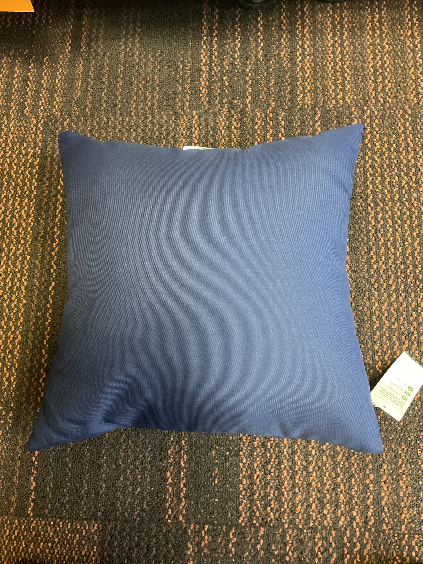 1 Piece solid Blue Toss Pillow