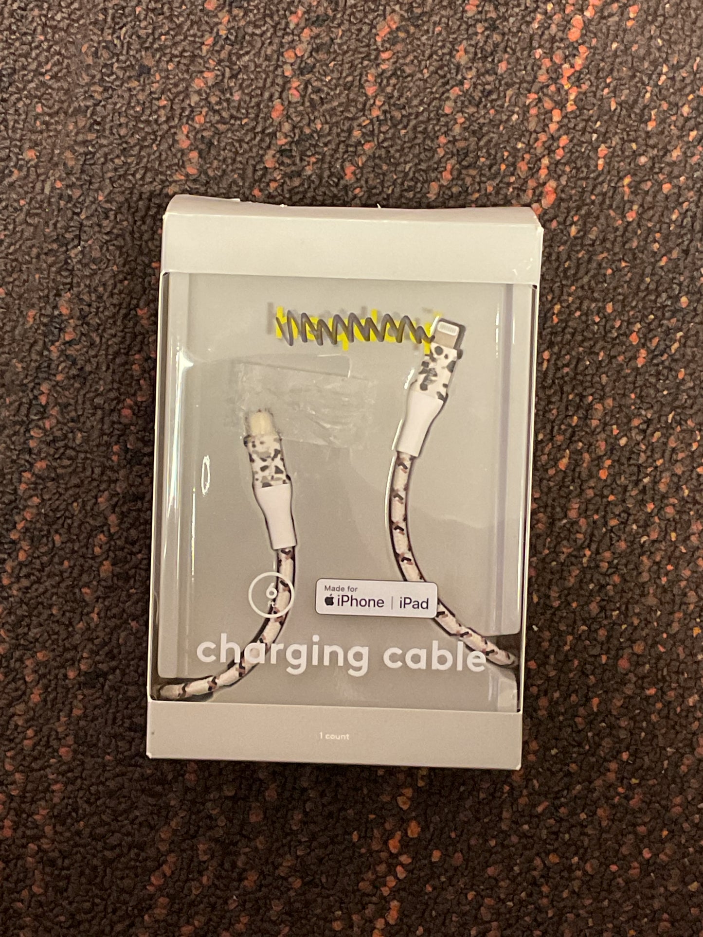Charging Cable USB-C to Lightning - braided cable - Polka dot