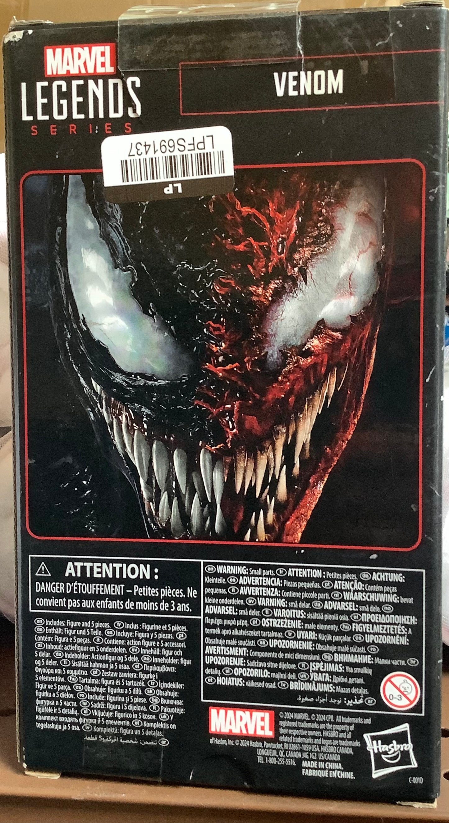 (Clearance )Marvel Hasbro Legends Series Venom 6-inch Collectible Action Figure Venom Toy