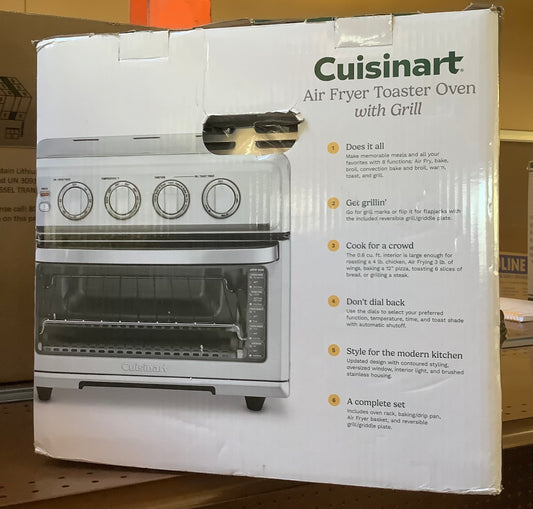 Cuisinart Air Fryer Toaster Oven with Grill Silver