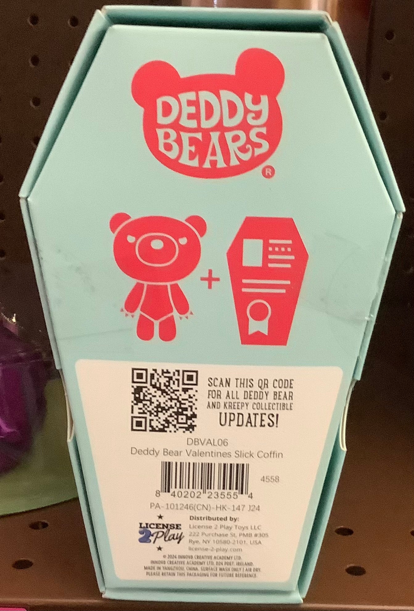 (Clearance) FINAL SALE Deddy Bear Coffin Plush