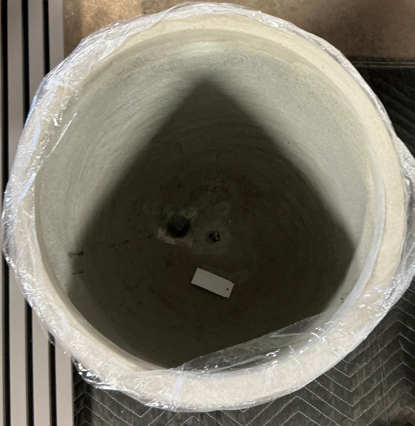 17” Concrete Outdoor Planter - Out of Box - Minor Cosmetic Damage (see pictures) - FOR PICKUP ONLY