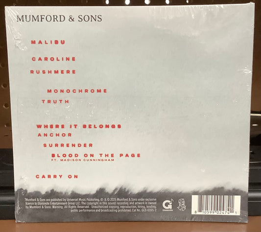 Mumford & Sons - Rushmere (CD)