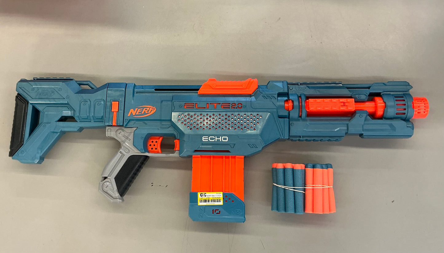 NERF Elite 2.0 Echo CS-10 Blaster - includes 24 NERF darts - OUT OF BOX