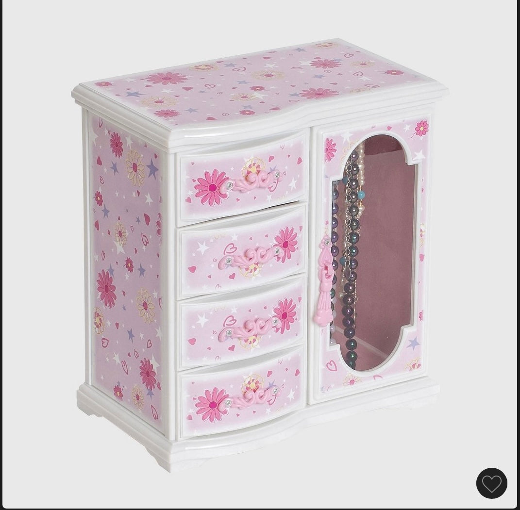 Mele & Co. Dorothy Girls' Glittery Upright Musical Ballerina
Jewelry Box - Pink