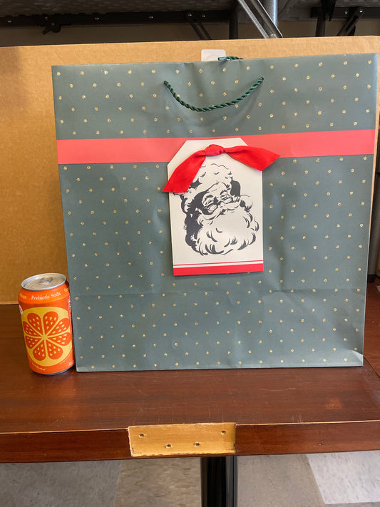 Christmas Santa face Gift Bag