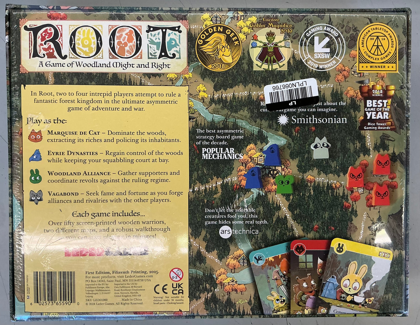 Root: Asymmetric Strategy Board Game by Leder Games, 2-4 Players