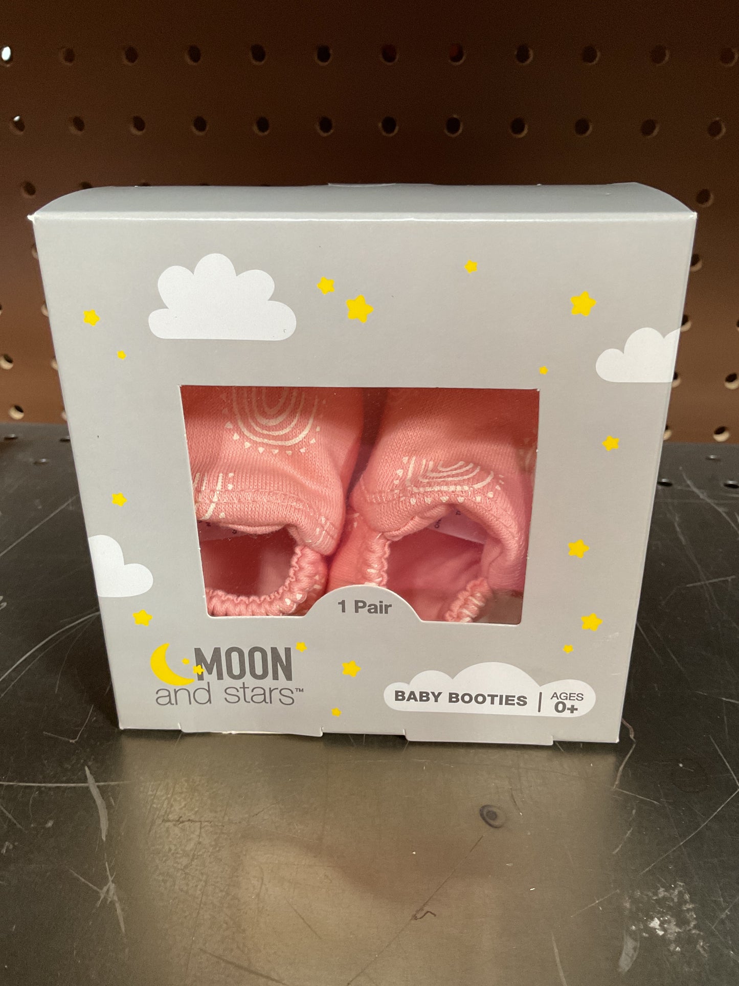 (Clearance)FINAL SALE Moon and Stars Baby Booties - 0m+