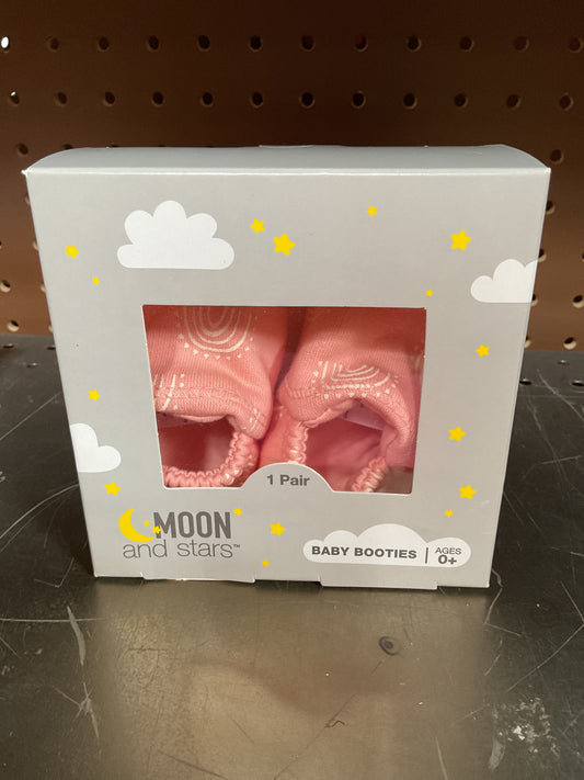 (Clearance)FINAL SALE Moon and Stars Baby Booties - 0m+