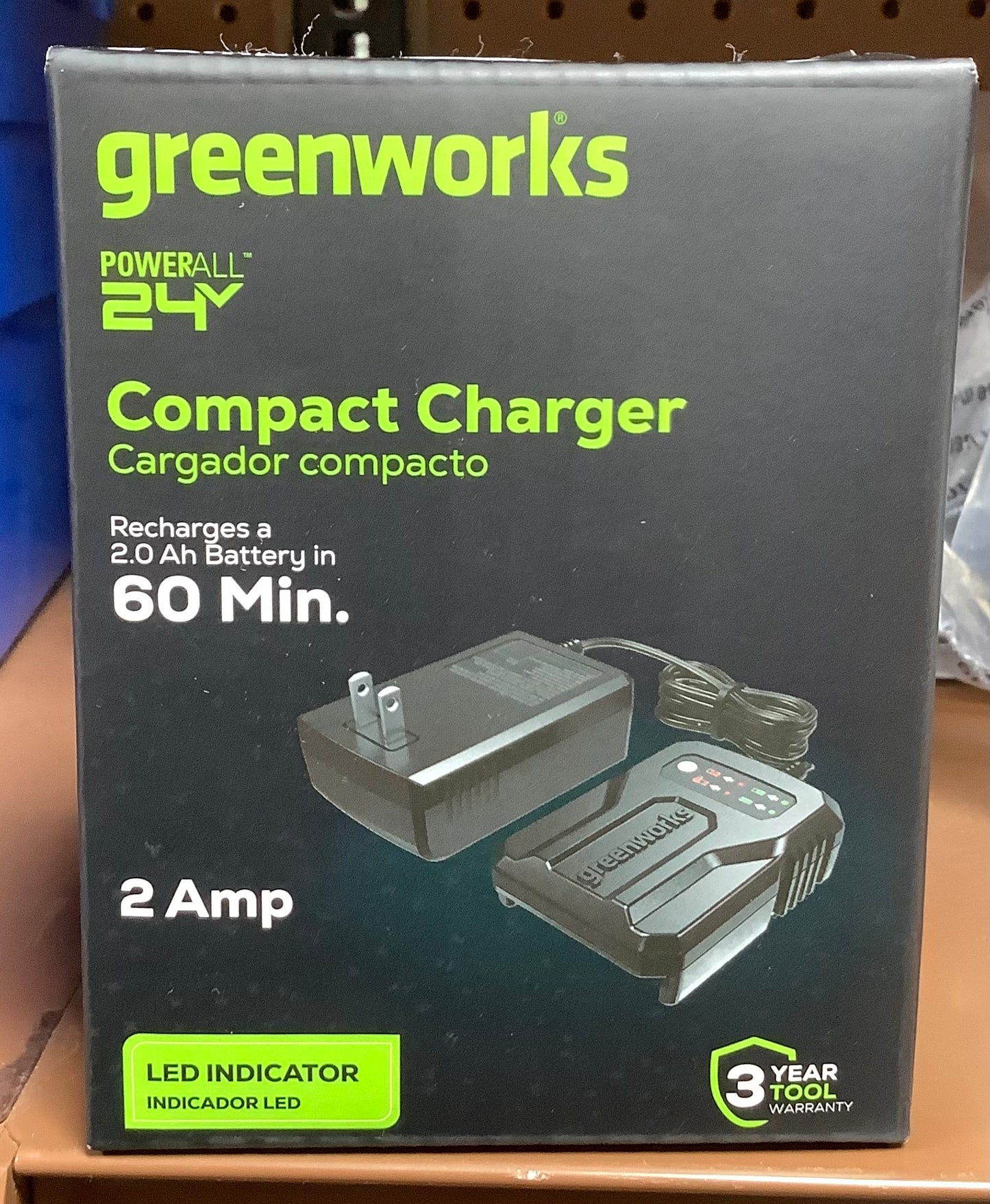 Greenworks POWERALL 24V 2A Charging Adaptor Outdoor Power Equipment Attachments