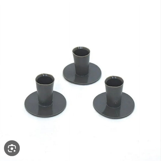PGA Tour Tee-Up Kids Golf Rubber Tees, 3pack, Black 1.5" Height, 2" Length