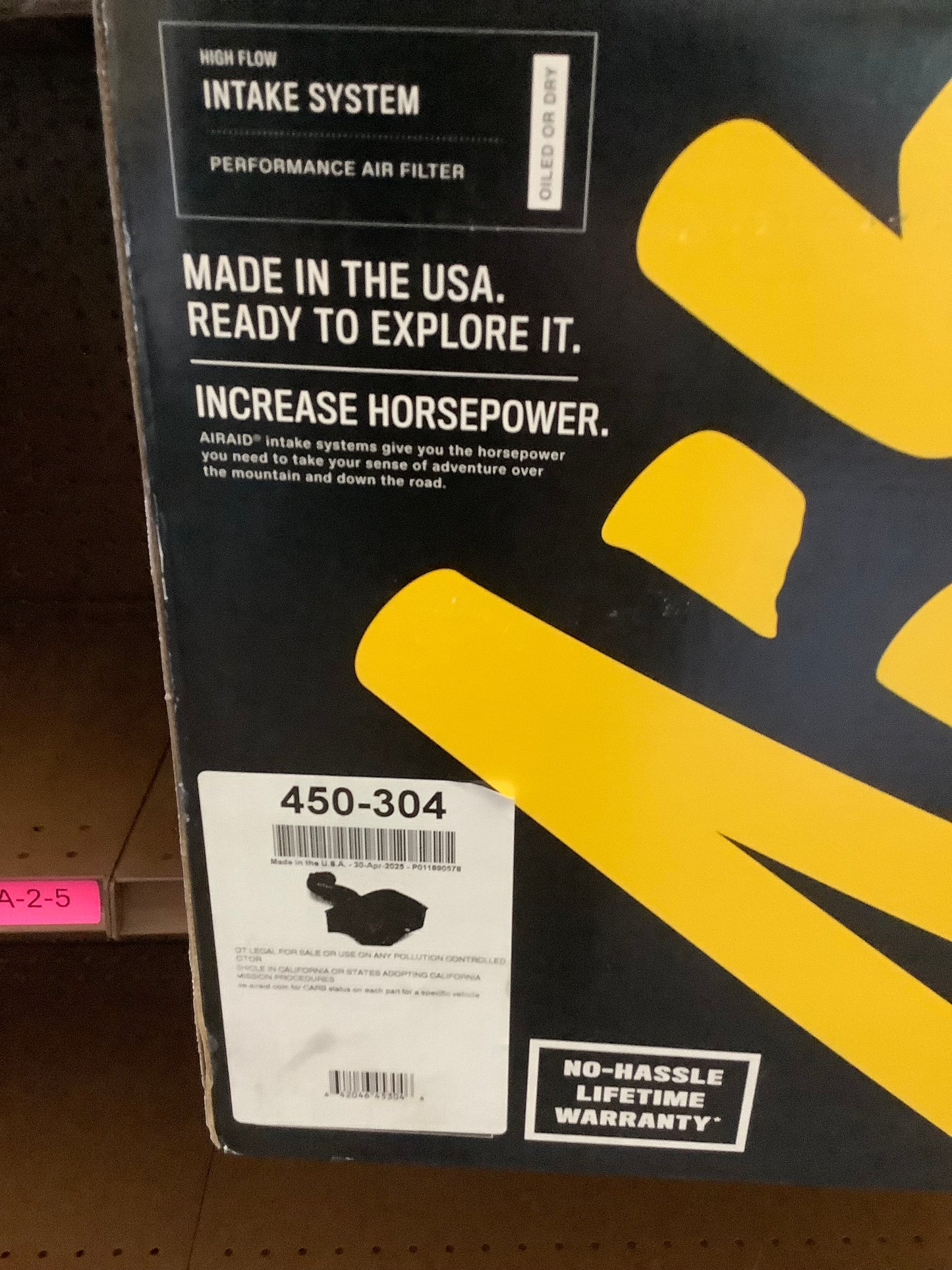 2005-2009 Ford Mustang GT HIGH FLOW INTAKE SYSTEM PERFORMANCE AIR FILTER