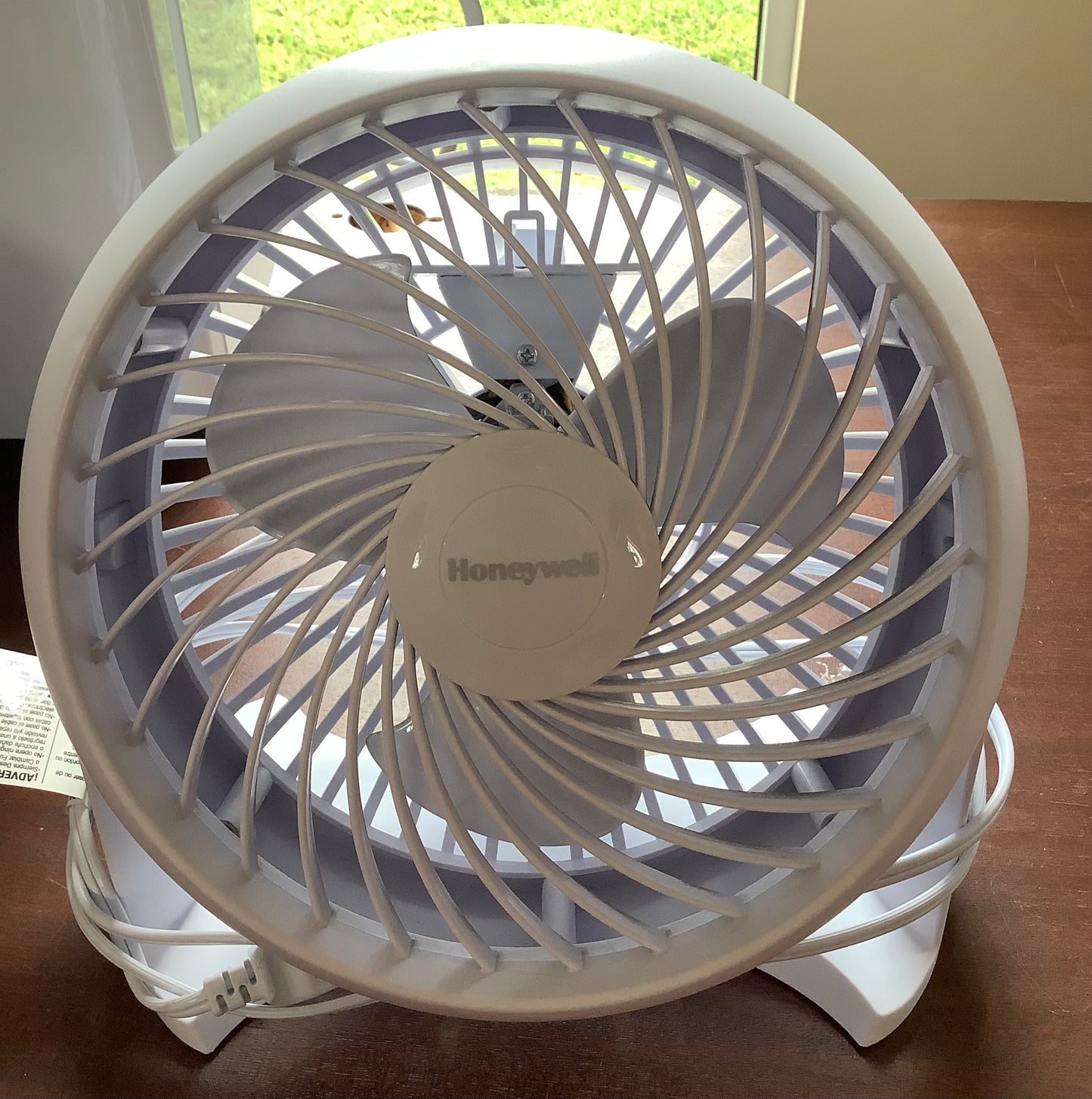 THRIFTY 70-Honeywell TurboForce Table Air Circulator Fan White HT904:
Portable Desk Fan, Quiet Operation, Adjustable Tilt, 3 Speeds