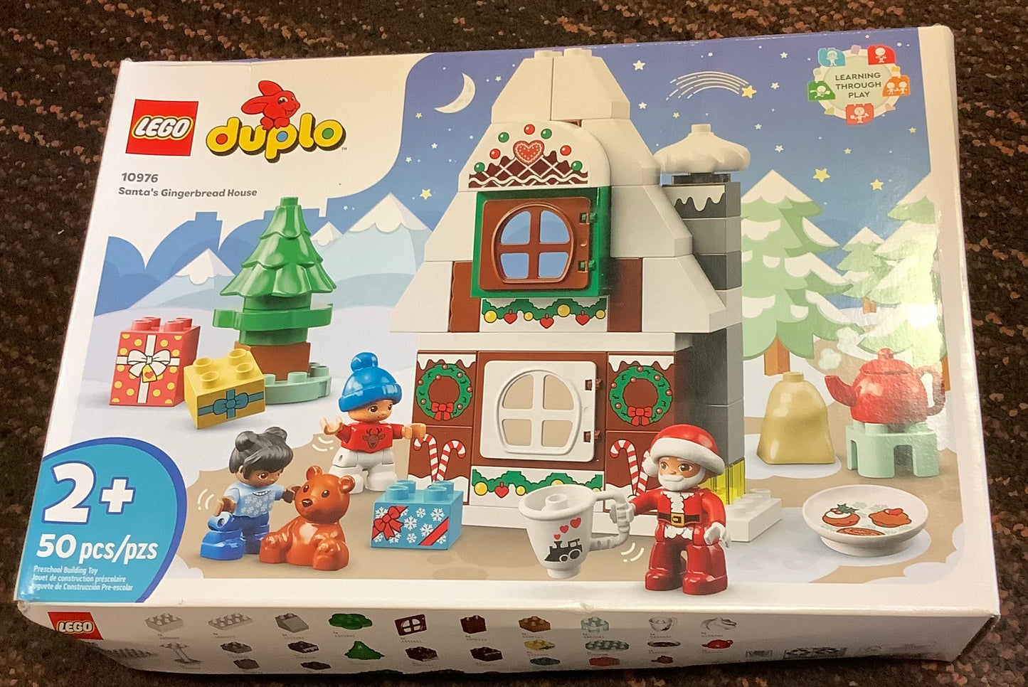 LEGO DUPLO Santa's Gingerbread House Toy