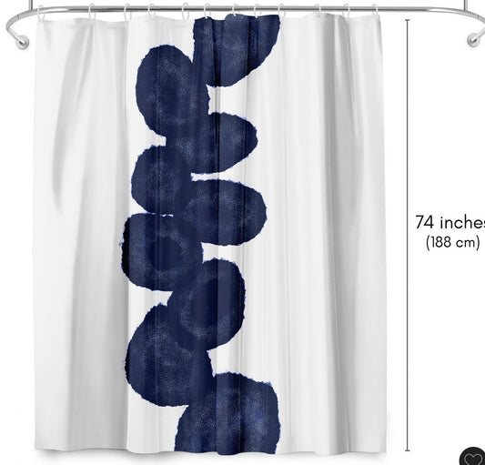Blue Abstract Design - Indigo Vine by Chaos &
Wonder Design