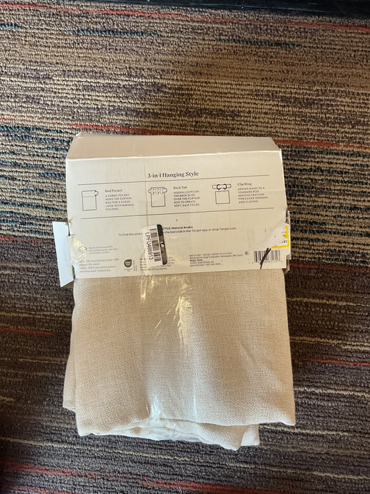 95” Tan Blackout Curtain 1 Panel