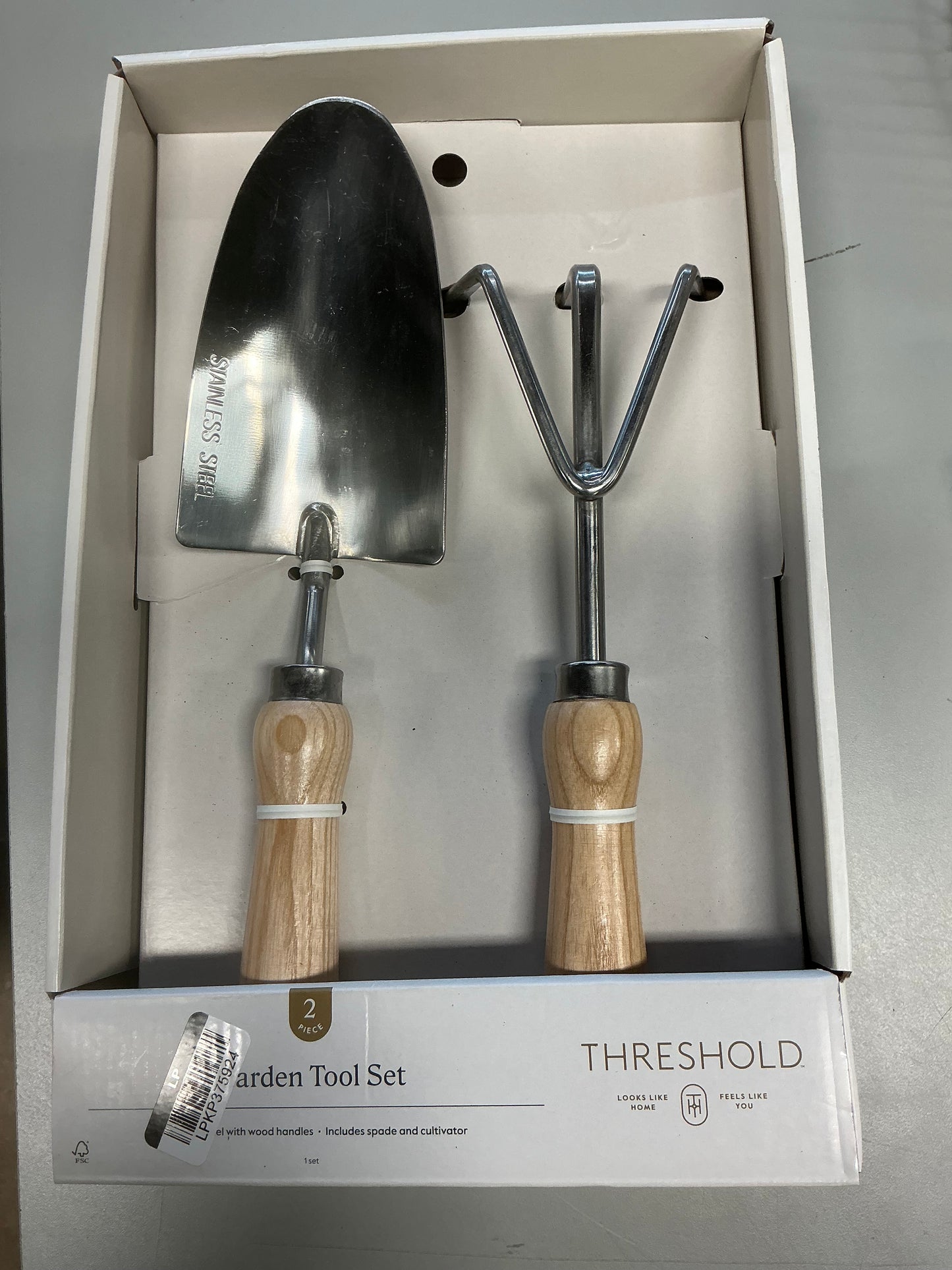 Dig and Cultivate Garden Tool Set - Threshold™ - Damaged Packaging (see pictures) - For Pickup Only