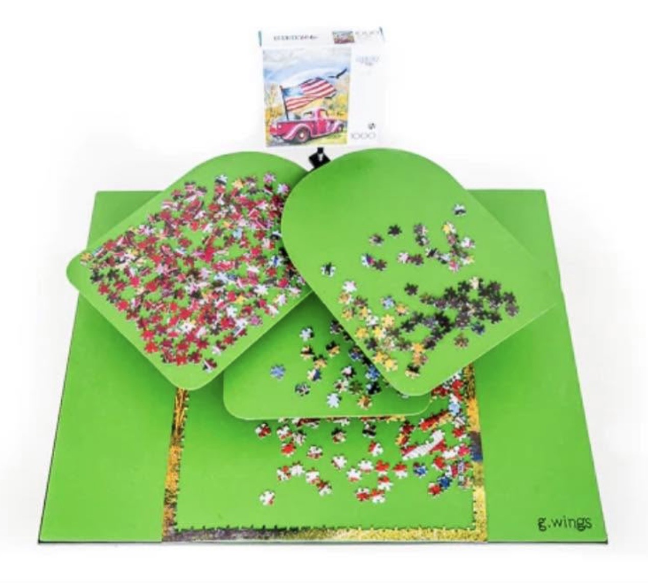 G-Wings Puzzle Board - 3 Tiered System - box is 36”x28”