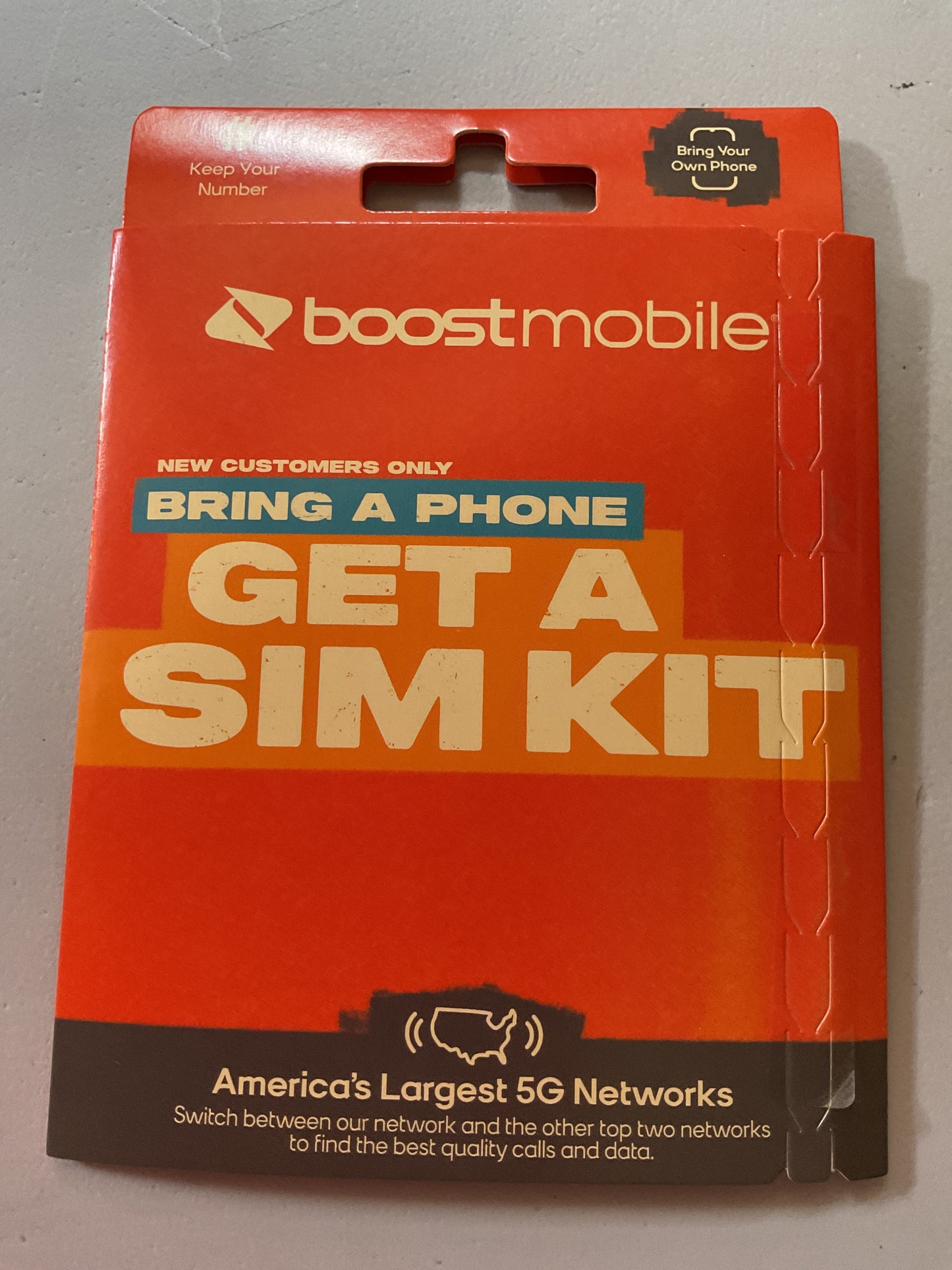 CLEARANCE- FINAL SALE- Boost Mobile Starter SIM Card Kit