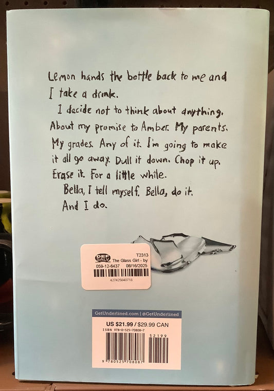 (Clearance) The Glass Girl - by Kathleen Glasgow (Hardcover)