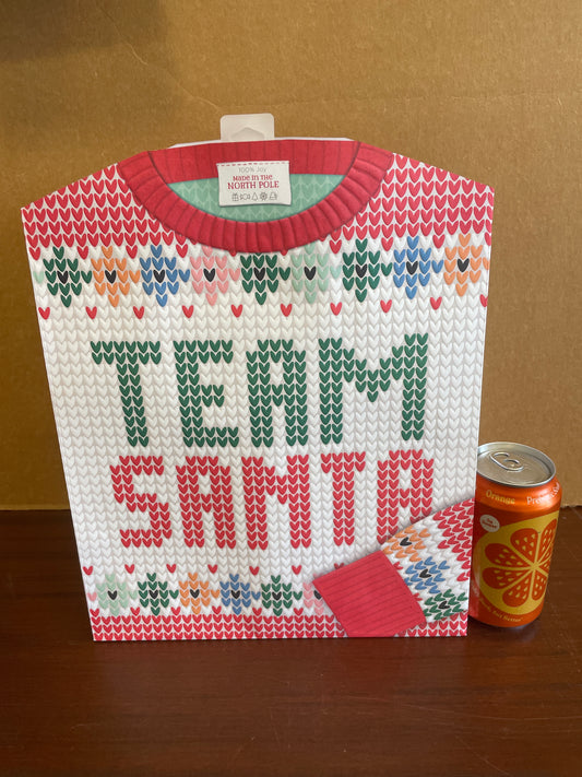 Christmas “Team Santa” Gift Bag